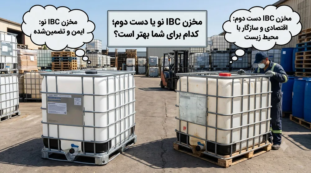 مقایسه مخزن نو و دست دوم