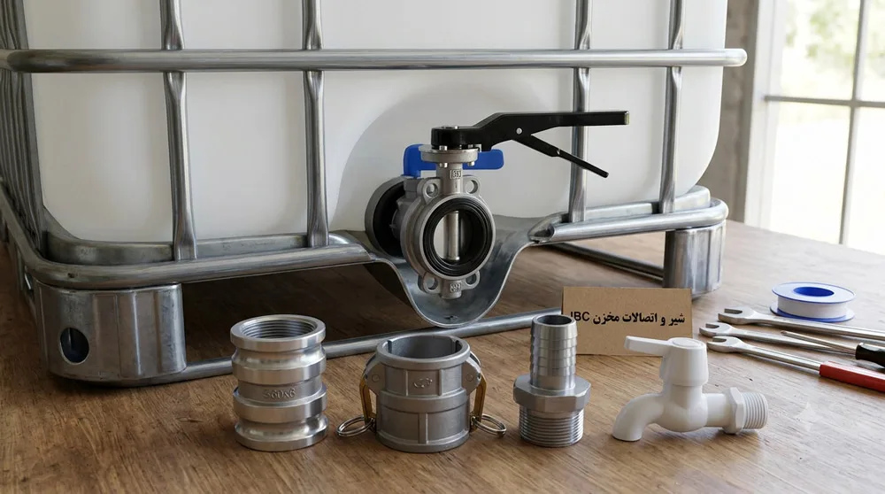 شیر و اتصالات مخزن IBC