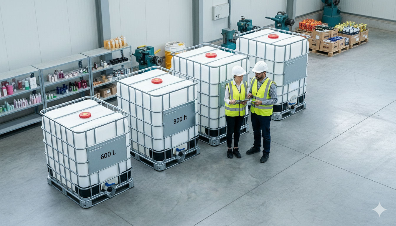 حجم مناسب مخزن IBC برای هر صنعت
