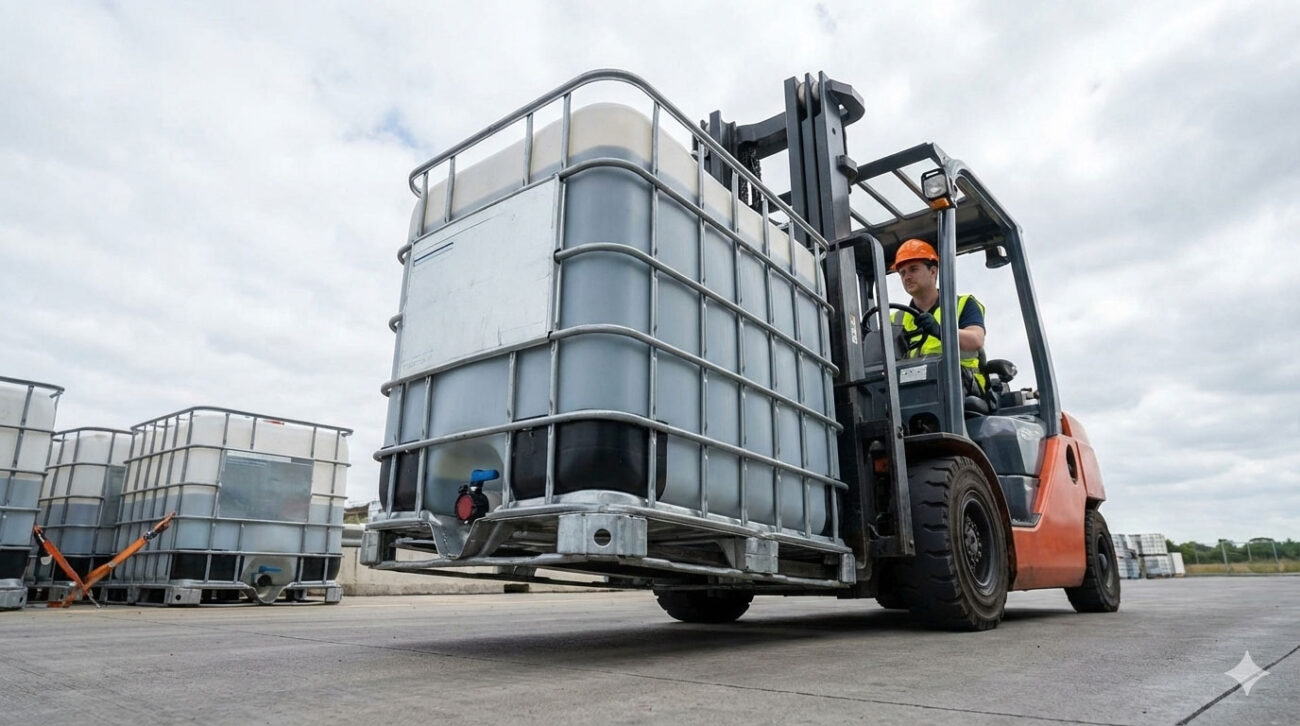 نکات ایمنی هنگام جابجایی و حمل مخزن IBC