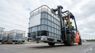 نکات ایمنی هنگام جابجایی و حمل مخزن IBC