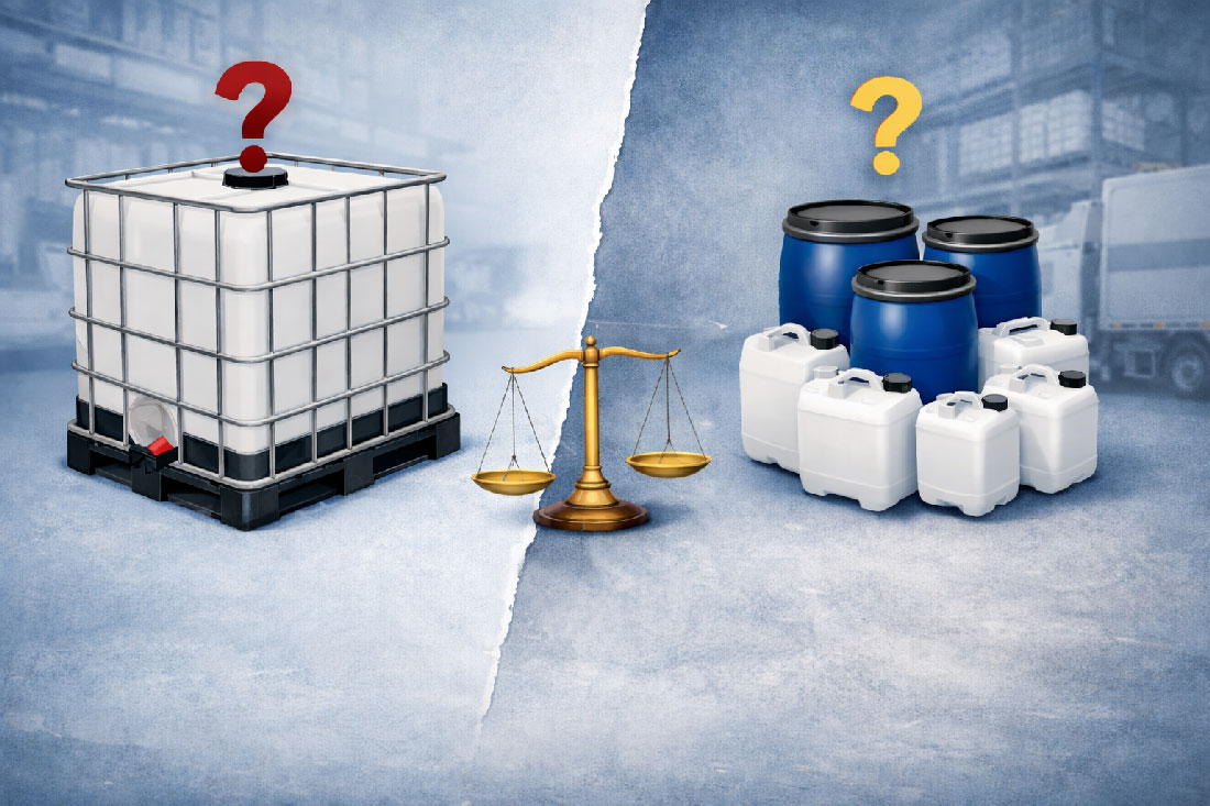 مخزن IBC نو بهتر است یا چند مخزن کوچک